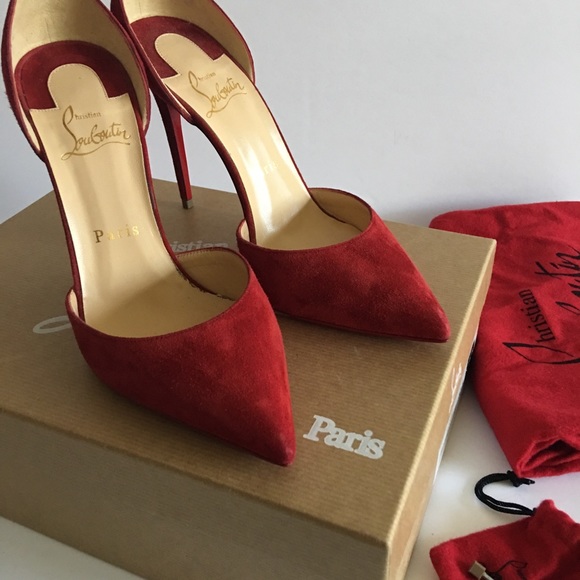 Christian Louboutin Shoes Christian Louboutin Uptown Red Suede